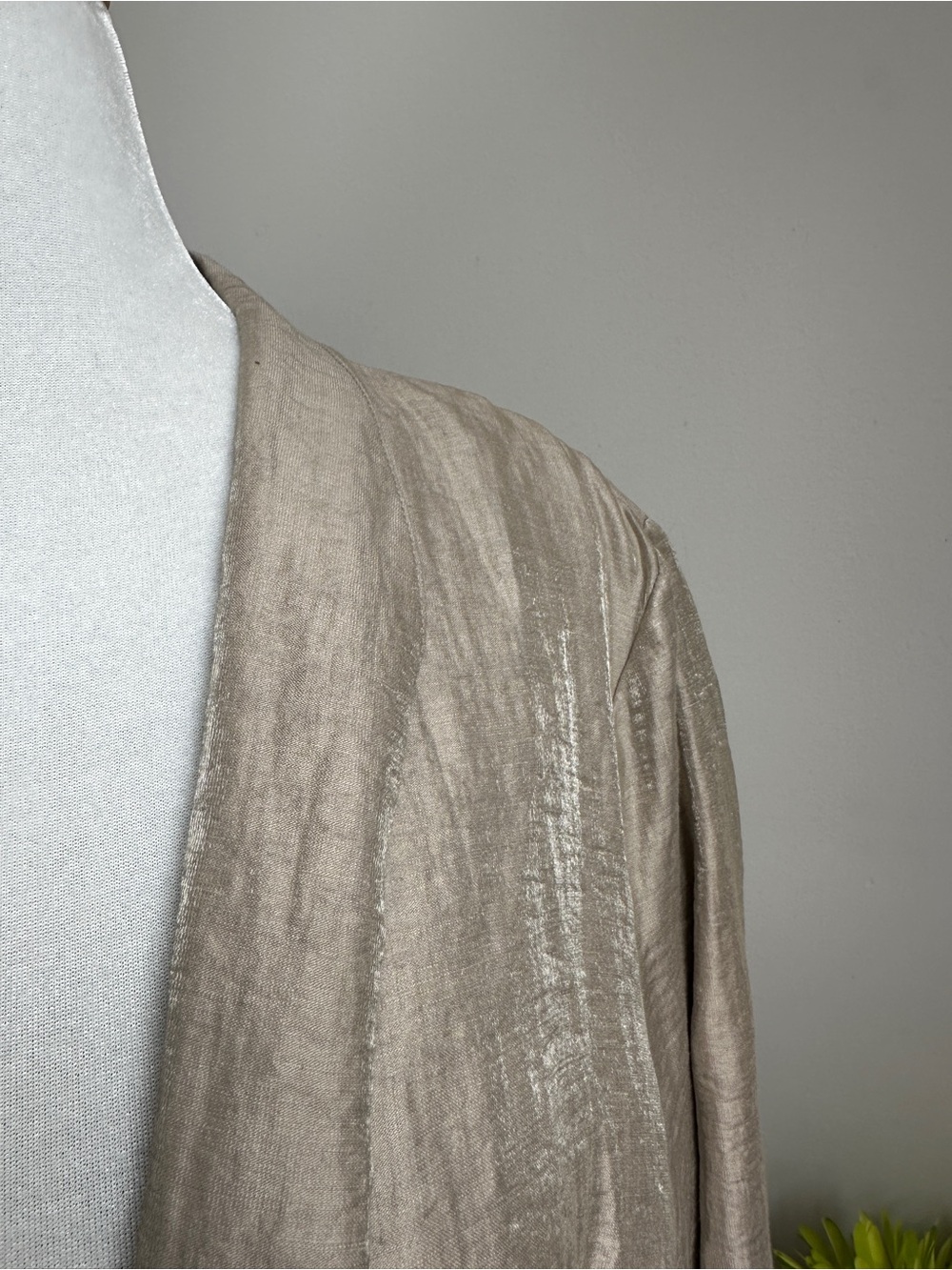 Vintage Eileen Fisher Iridescent Lightweight Jacket/Blazer - Picture 3 of 12